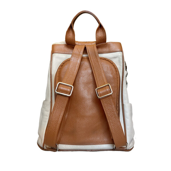 Mochila De Cuero Antirobo - Imagen 2